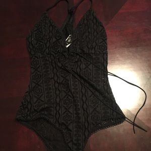 nice black one piece